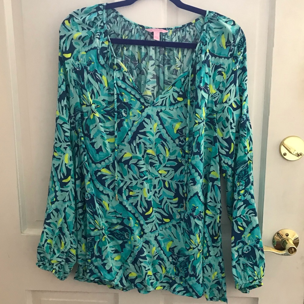 NWOT lilly Pulitzer Willa Top. XL
